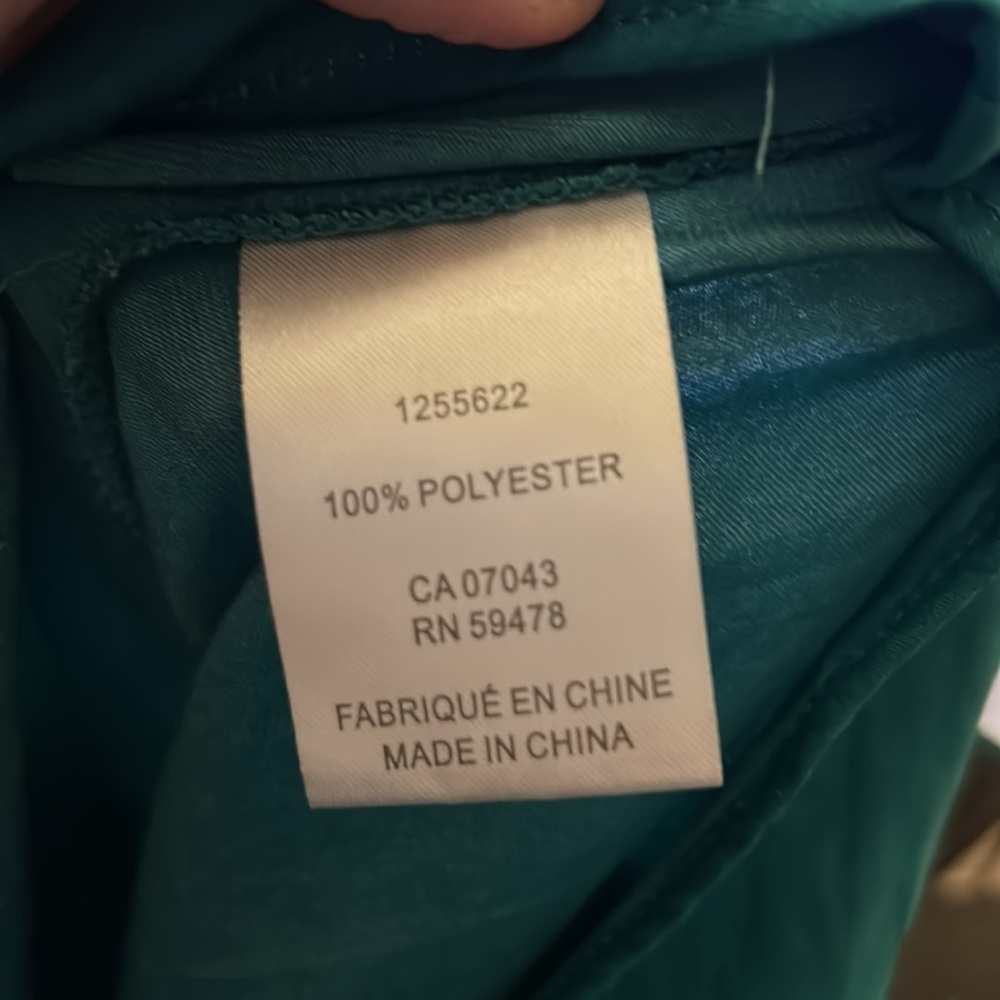 Jones New York Teal Blouse #sh0065 - Picture 6 of 6
